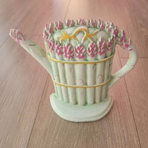 Vintage 7" Tall Cast Iron Watering Can Door Stop